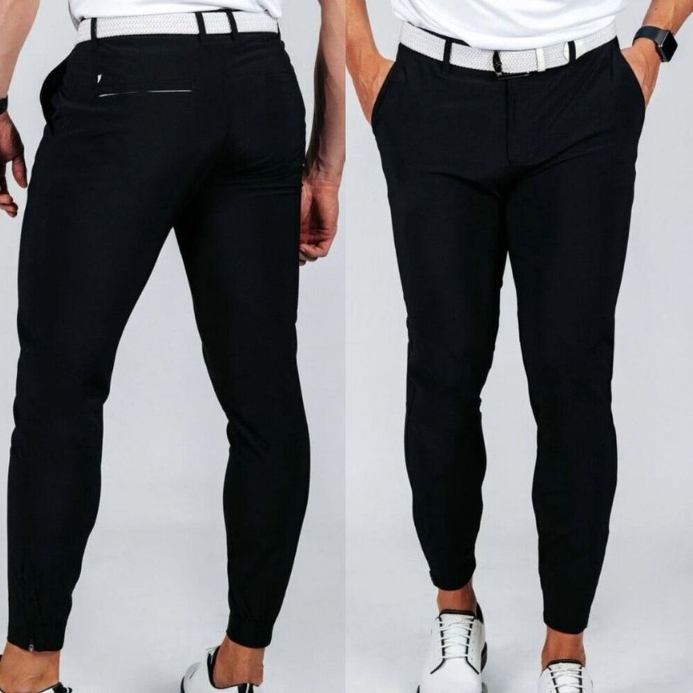 Primo Mens Golf Joggers 31 x 29 - Black